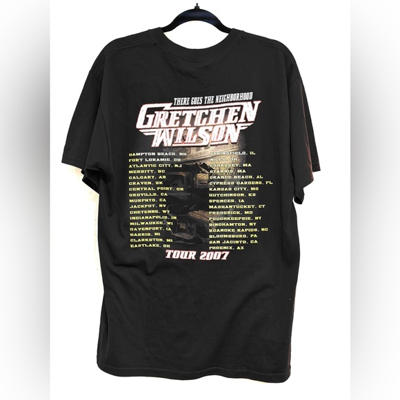 Vintage Concert Tee with Double Sided Hits Unisex SZ LRG - Picture 5 of 8